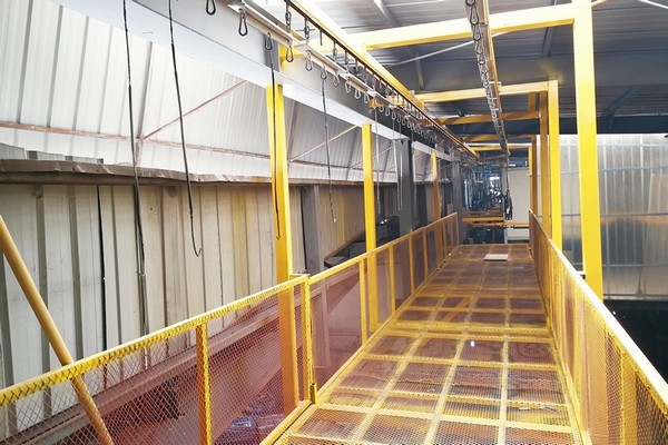 powder coating line